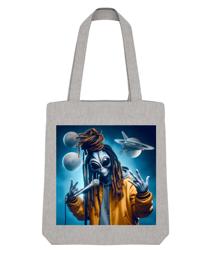 Tote Bag Stanley Stella Alien rasta rap 1 par Matos Motions 