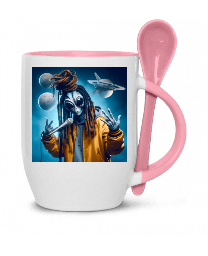  Tasse cuillère Alien rasta rap 1 par Matos Motions