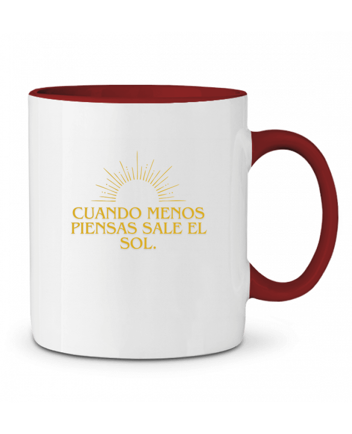 Mug bicolore Sale el sol ValeDelAngel