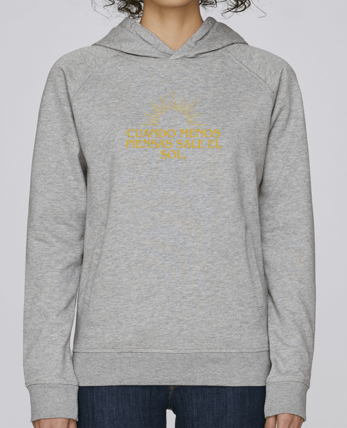 Sweat capuche femme Sale el sol par ValeDelAngel