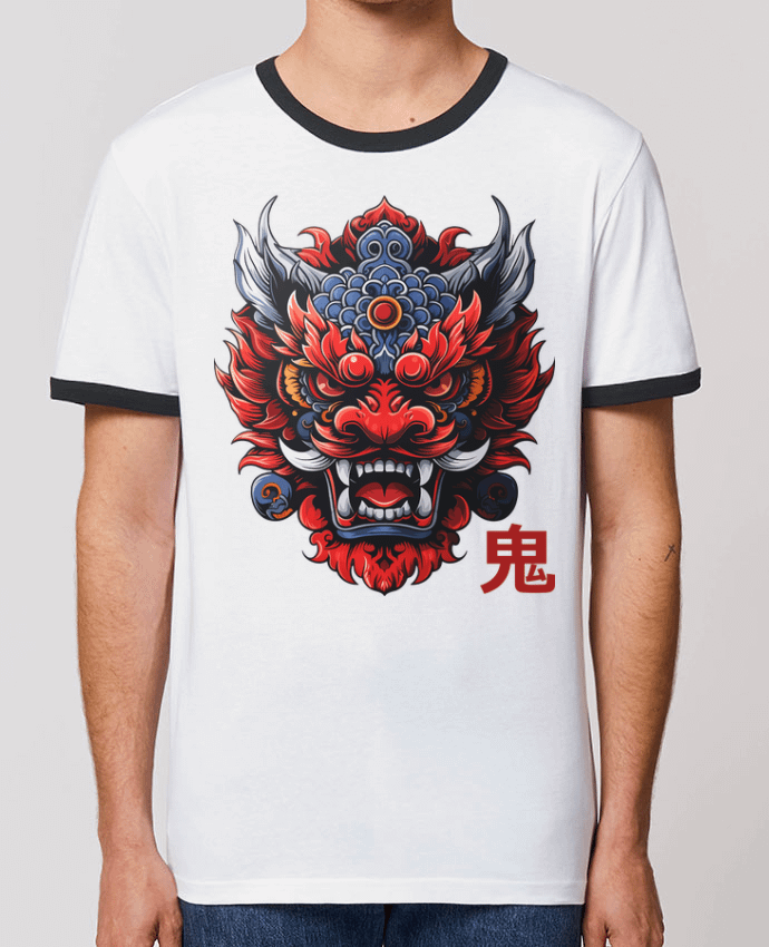 T-shirt Oni, démon Japonais par KronoArt