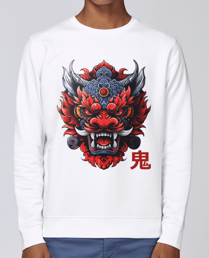 Sweatshirt Oni, démon Japonais par KronoArt