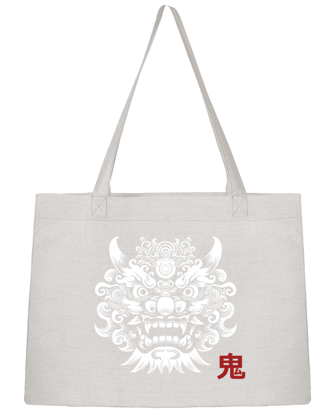 Sac Shopping Oni, démon Japonais par KronoArt