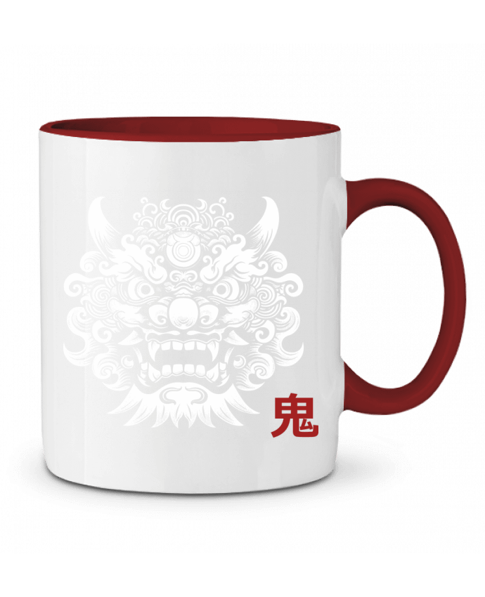 Mug bicolore Oni, démon Japonais KronoArt