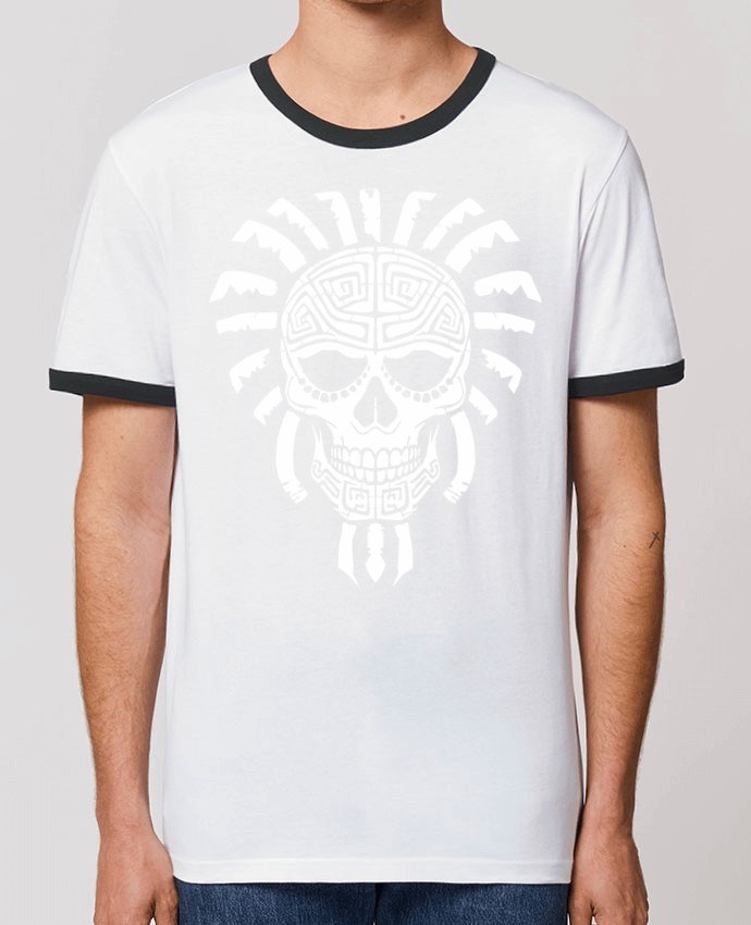 T-shirt Tête de mort maya par KronoArt