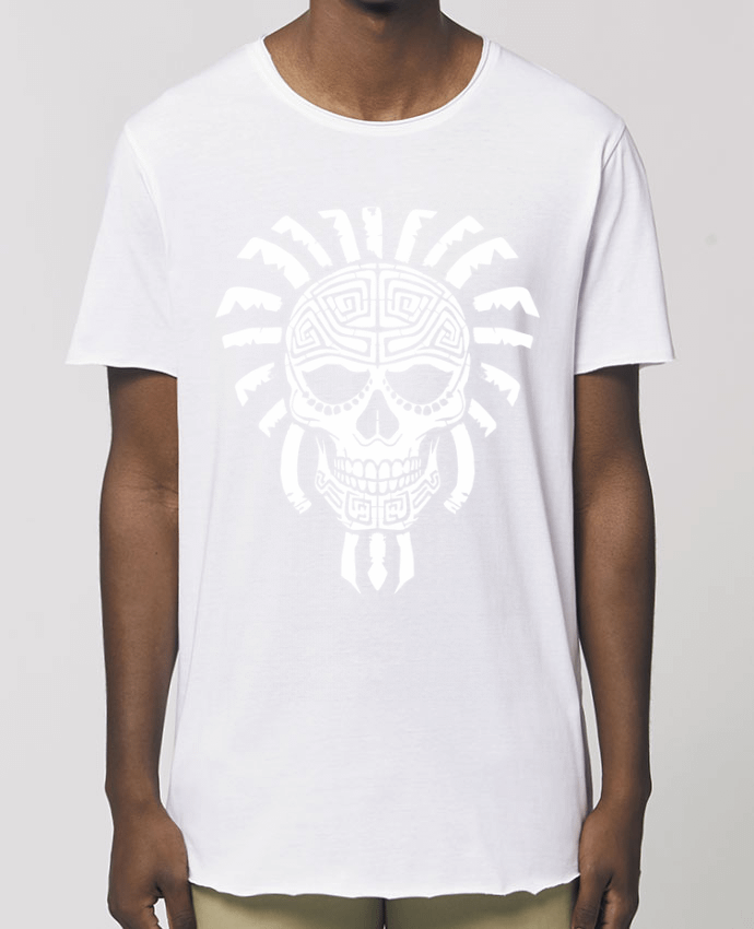 Tee-shirt Homme Tête de mort maya Par  KronoArt