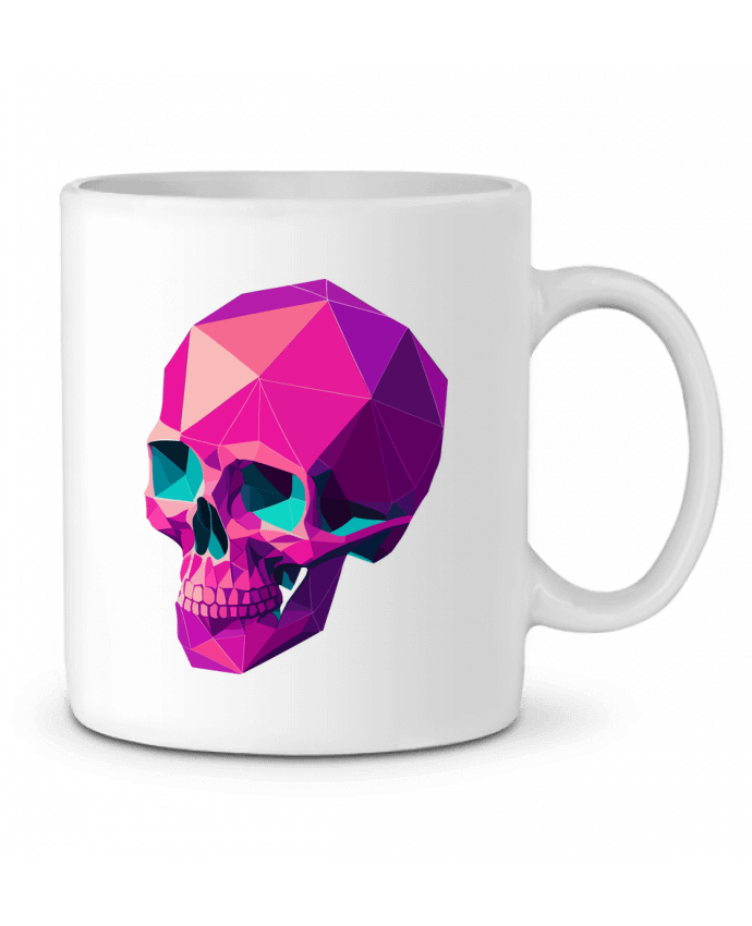 Mug  Crâne Géométrique par KronoArt