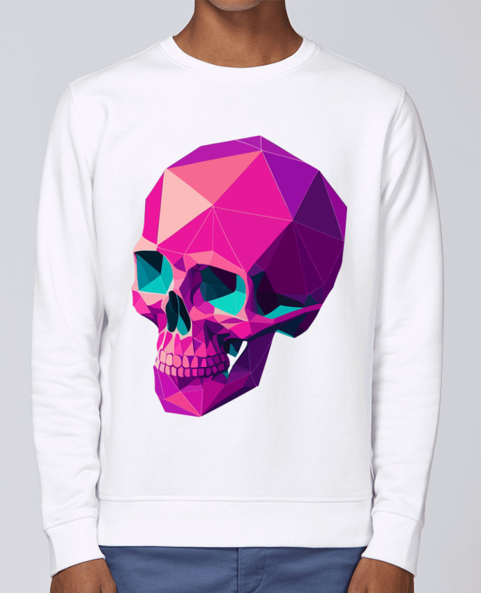 Sweatshirt Crâne Géométrique par KronoArt