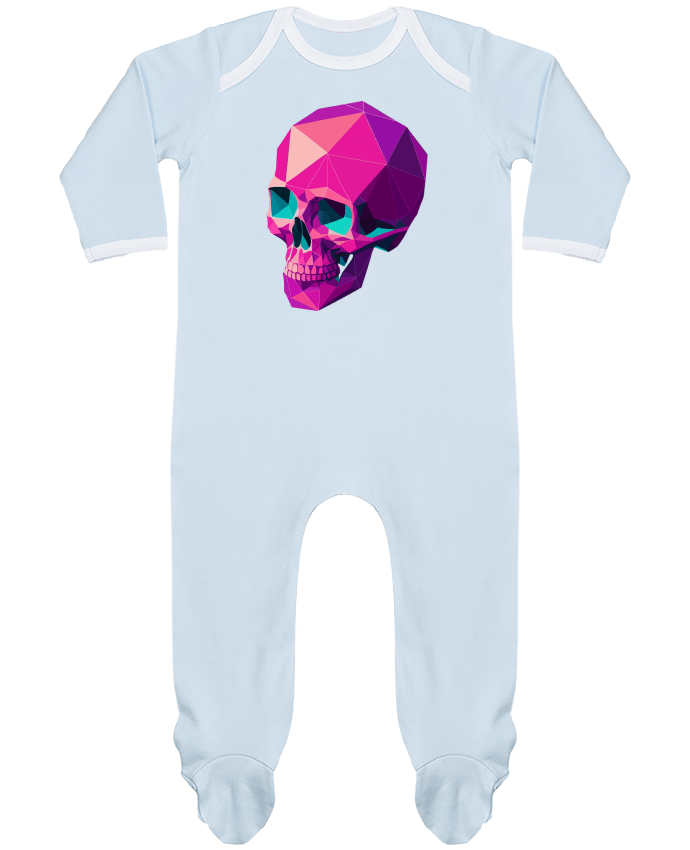 Body Pyjama Bébé Crâne Géométrique par KronoArt