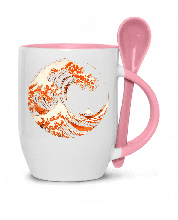  Tasse cuillère Vague d'Hokusai Stylisé par KronoArt