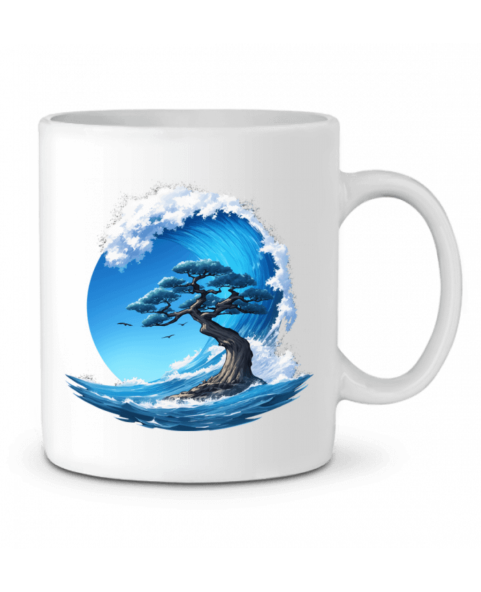 Mug  Un arbre sous une vague par KronoArt