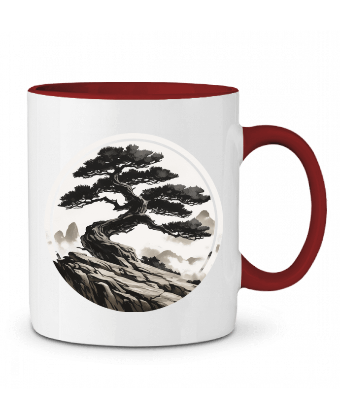 Mug bicolore Paysage Asiatique KronoArt