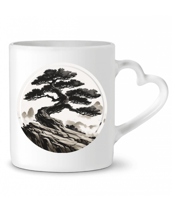 Mug coeur Paysage Asiatique par KronoArt