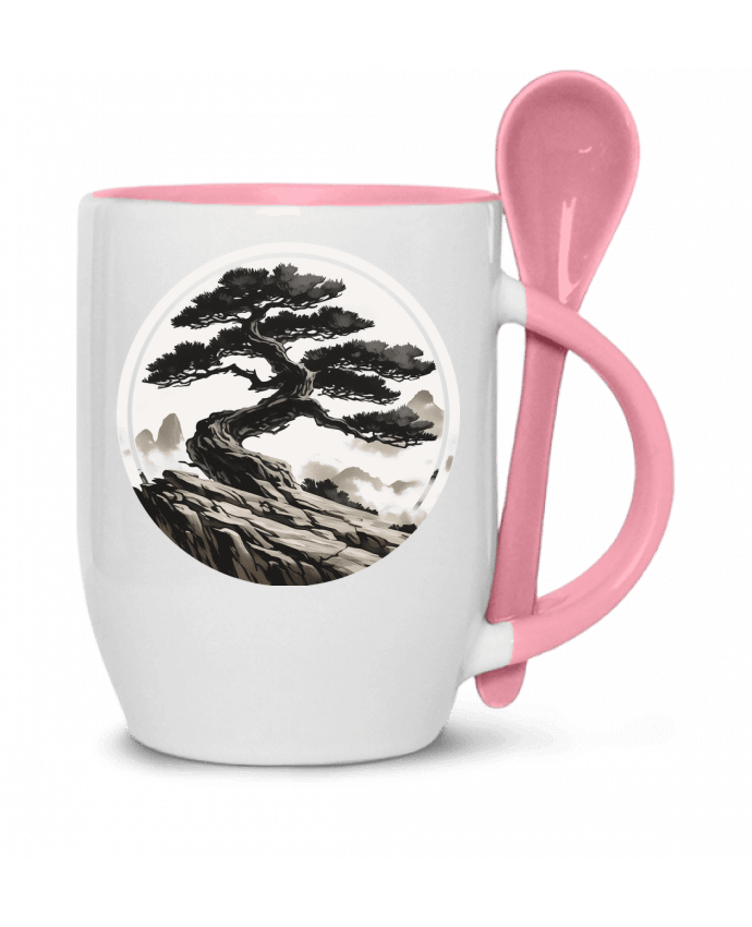  Tasse cuillère Paysage Asiatique par KronoArt