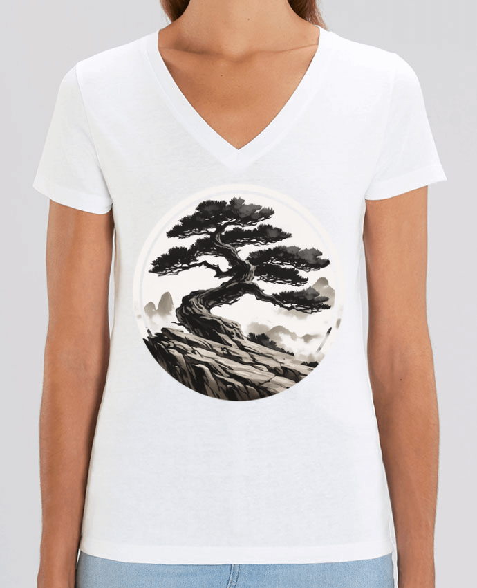 Tee-shirt femme Paysage Asiatique Par  KronoArt