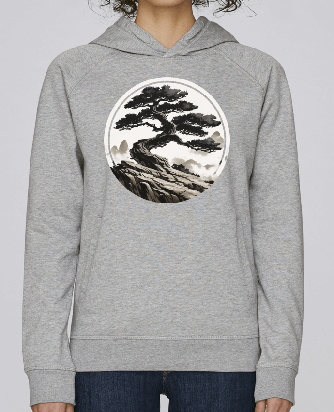 Sweat capuche femme Paysage Asiatique par KronoArt