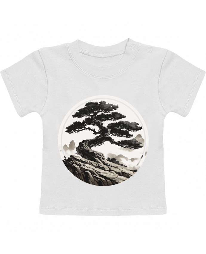 T-shirt bébé Paysage Asiatique manches courtes du designer KronoArt