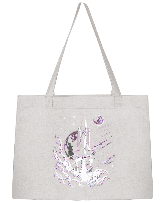 Sac Shopping Fusée au décollage par KronoArt