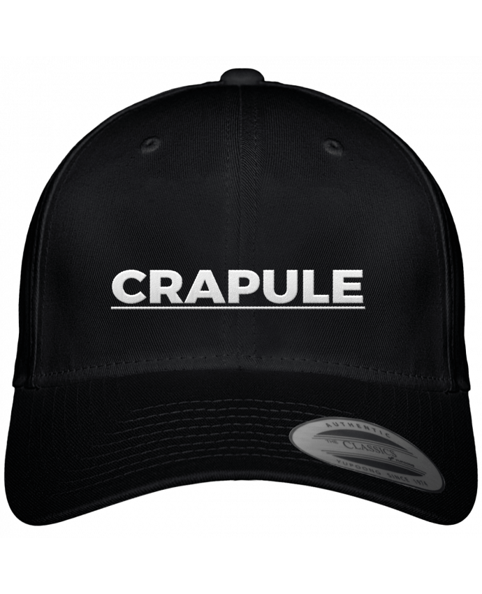 Casquette Flexfit 6 panneau Crapule par tunetoo