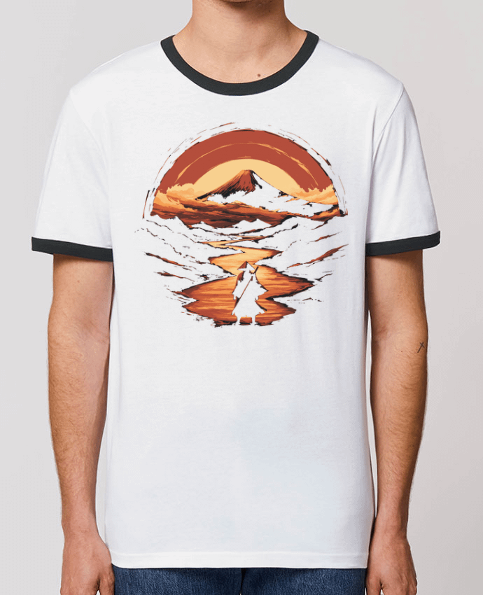 T-shirt Samouraï et Mont Fuji par KronoArt