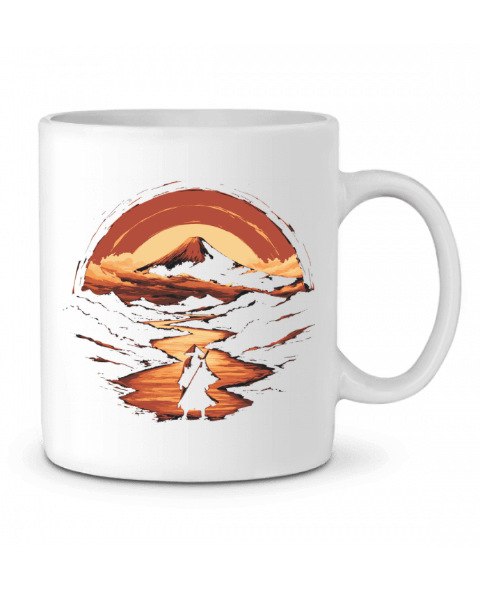 Mug  Samouraï et Mont Fuji par KronoArt