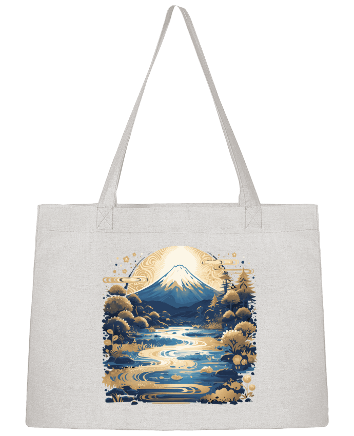 Sac Shopping Mont Fuji par KronoArt