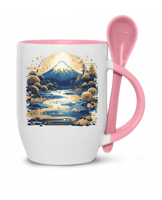  Tasse cuillère Mont Fuji par KronoArt