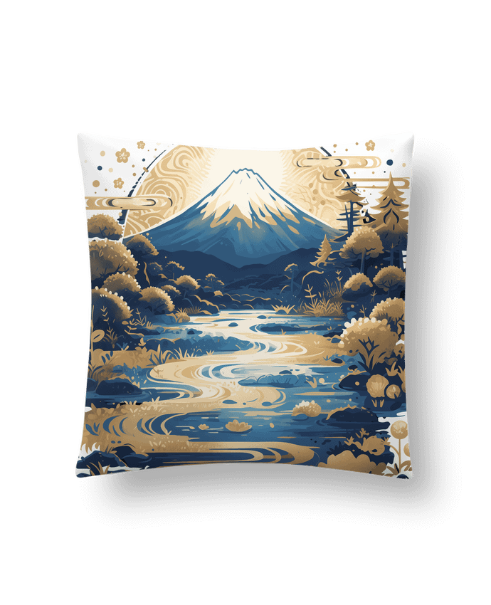 Coussin Mont Fuji par KronoArt