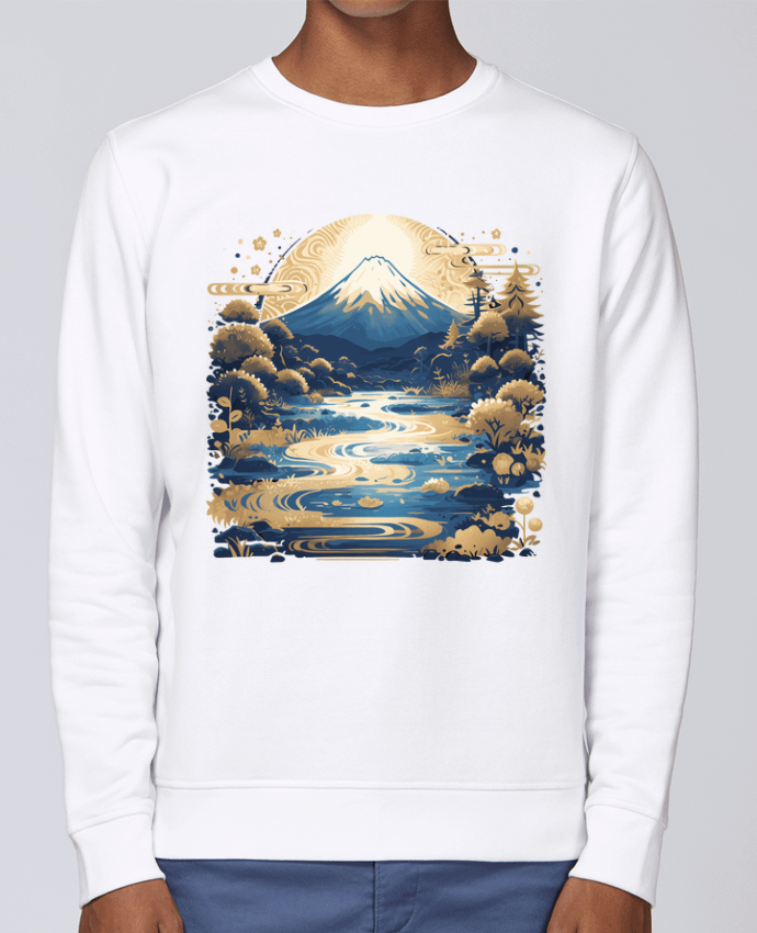 Sweatshirt Mont Fuji par KronoArt