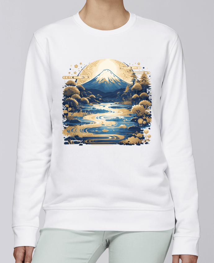 Sweatshirt Mont Fuji par KronoArt