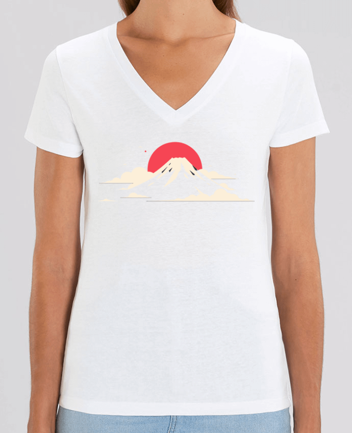 Tee-shirt femme Mont Fuji Par  KronoArt