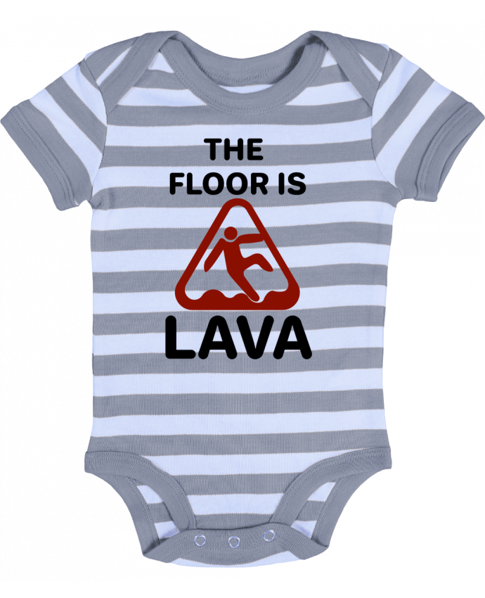 Baby Body striped The floor is lava - tunetoo