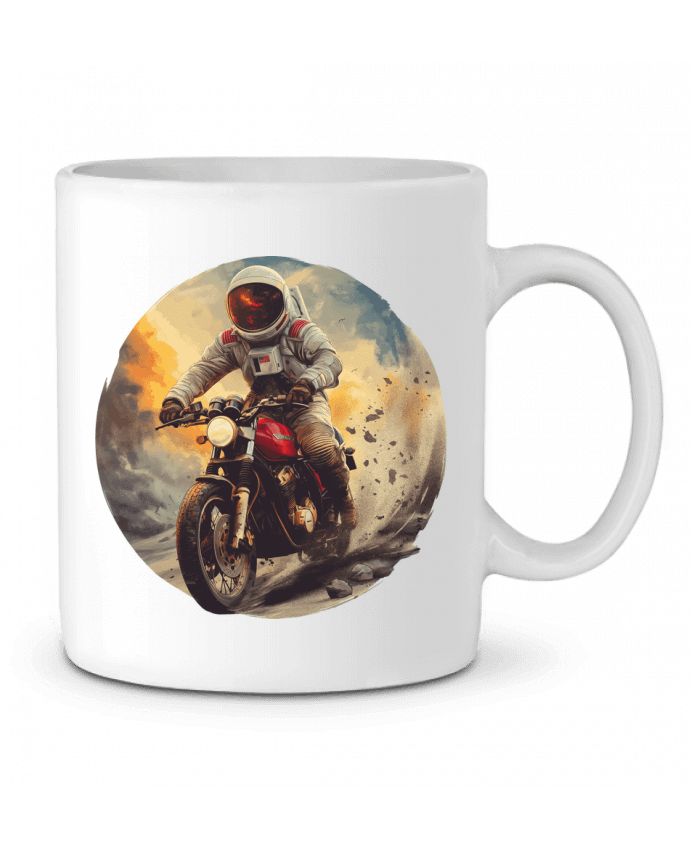 Mug  Un astronaute sur une moto par KronoArt