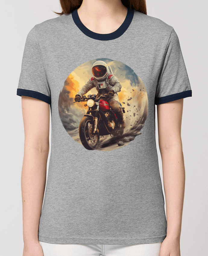 T-shirt Un astronaute sur une moto par KronoArt