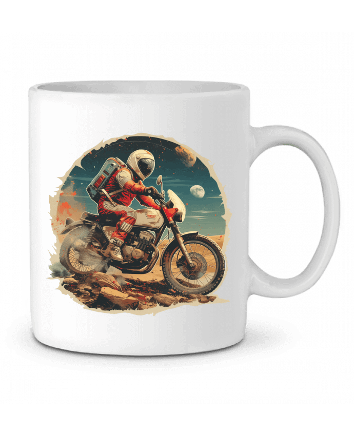 Mug  Un astronaute sur une moto par KronoArt