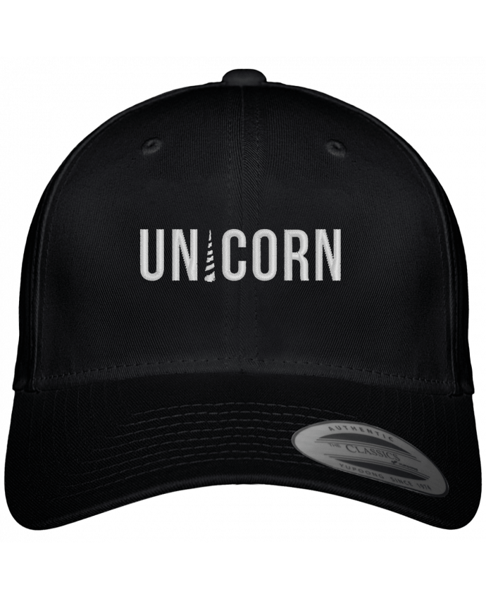 Casquette Flexfit 6 panneau Unicorn par tunetoo