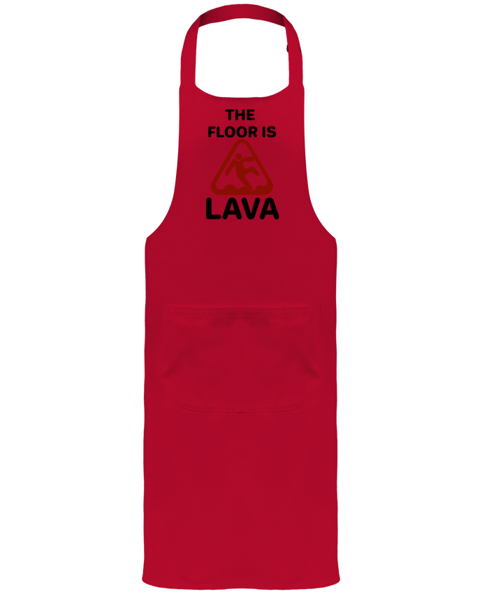Garden or Sommelier Apron with Pocket The floor is lava by tunetoo