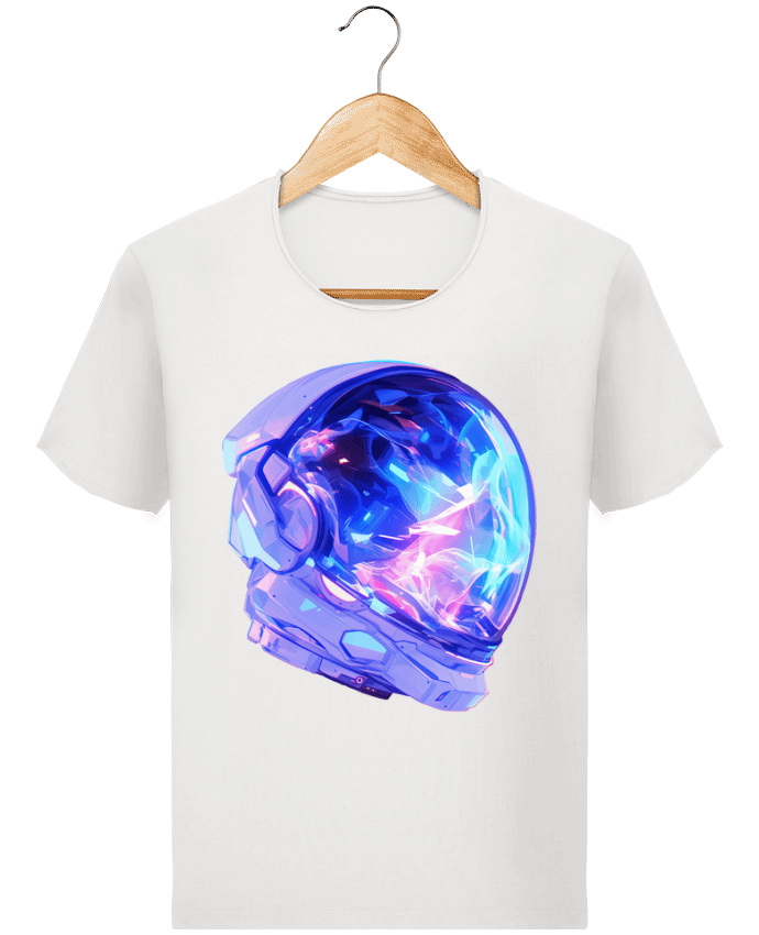  T-shirt Homme vintage Casque d'Astronaute par KronoArt