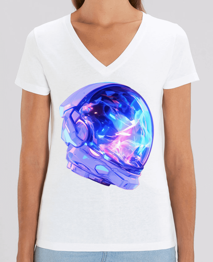 Tee-shirt femme Casque d'Astronaute Par  KronoArt