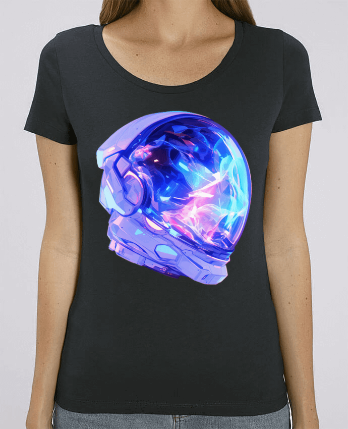 T-shirt Femme Casque d'Astronaute par KronoArt