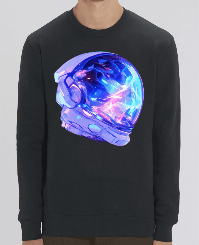 Sweat-shirt Casque d'Astronaute Par KronoArt