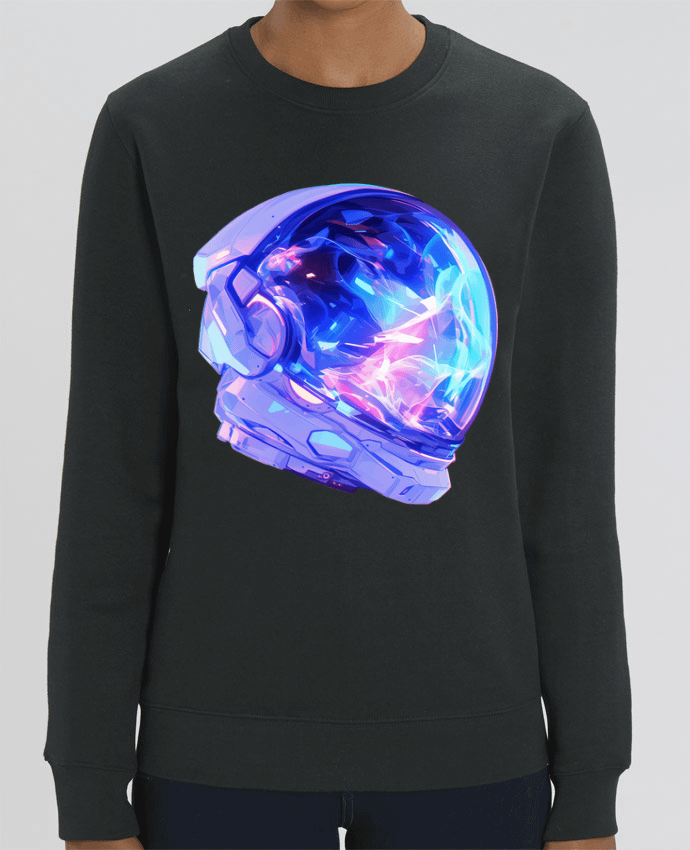 Sweat-shirt Casque d'Astronaute Par KronoArt