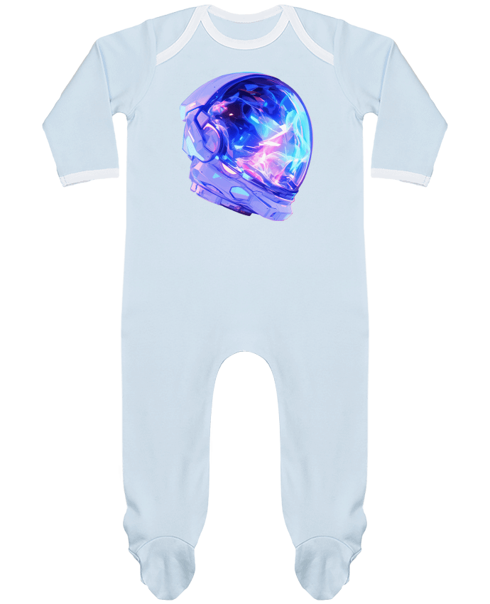 Body Pyjama Bébé Casque d'Astronaute par KronoArt