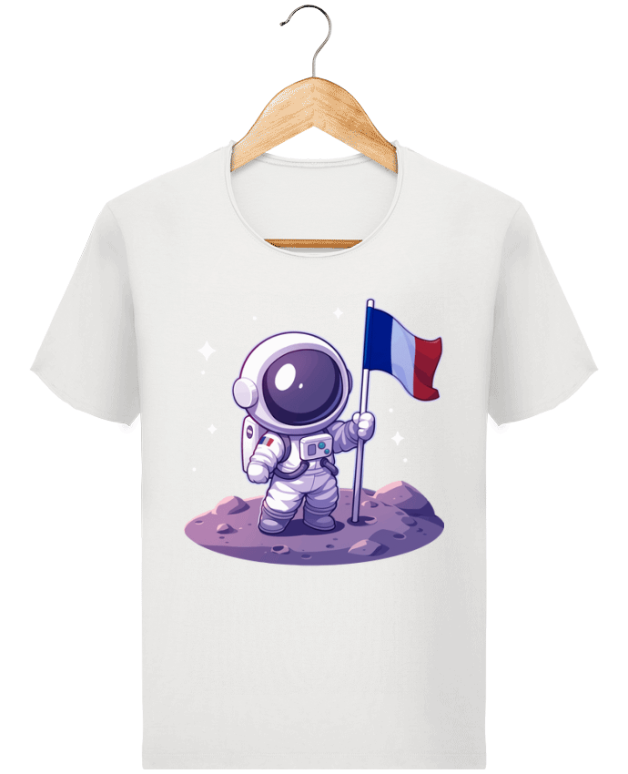  T-shirt Homme vintage Astronaute Français par KronoArt