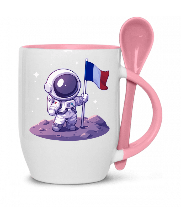  Tasse cuillère Astronaute Français par KronoArt