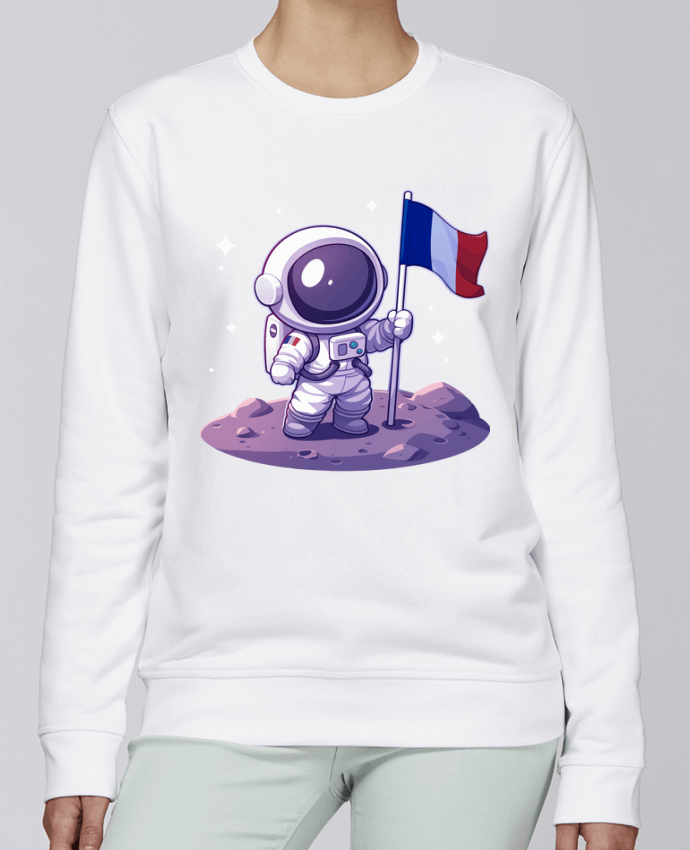 Sweatshirt Astronaute Français par KronoArt