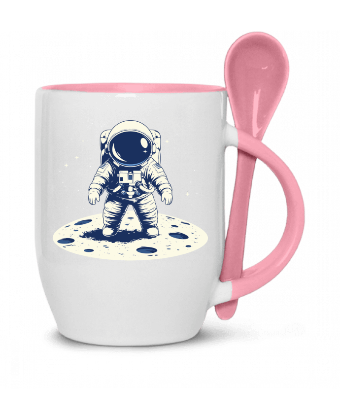  Tasse cuillère Un Astronaute sue la Lune par KronoArt