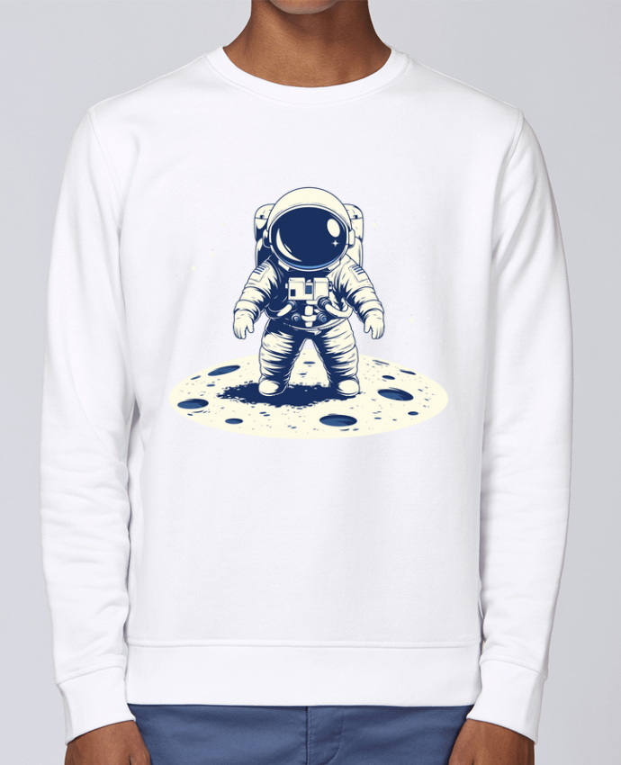 Sweatshirt Un Astronaute sue la Lune par KronoArt