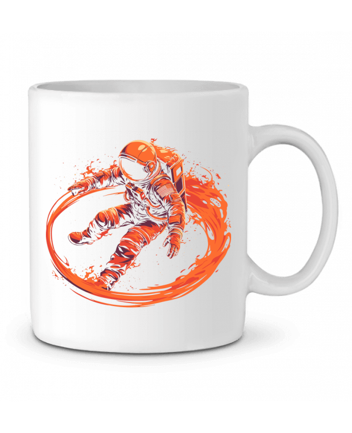 Mug  Astronaute encerclé par des flammes par KronoArt