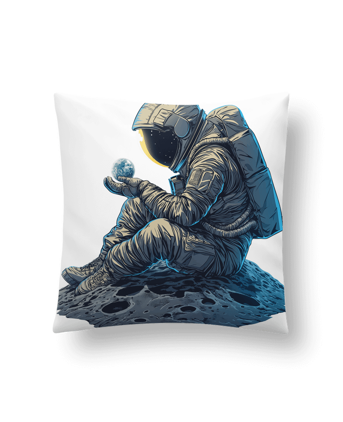 Coussin Un astronaute observe la Terre par KronoArt